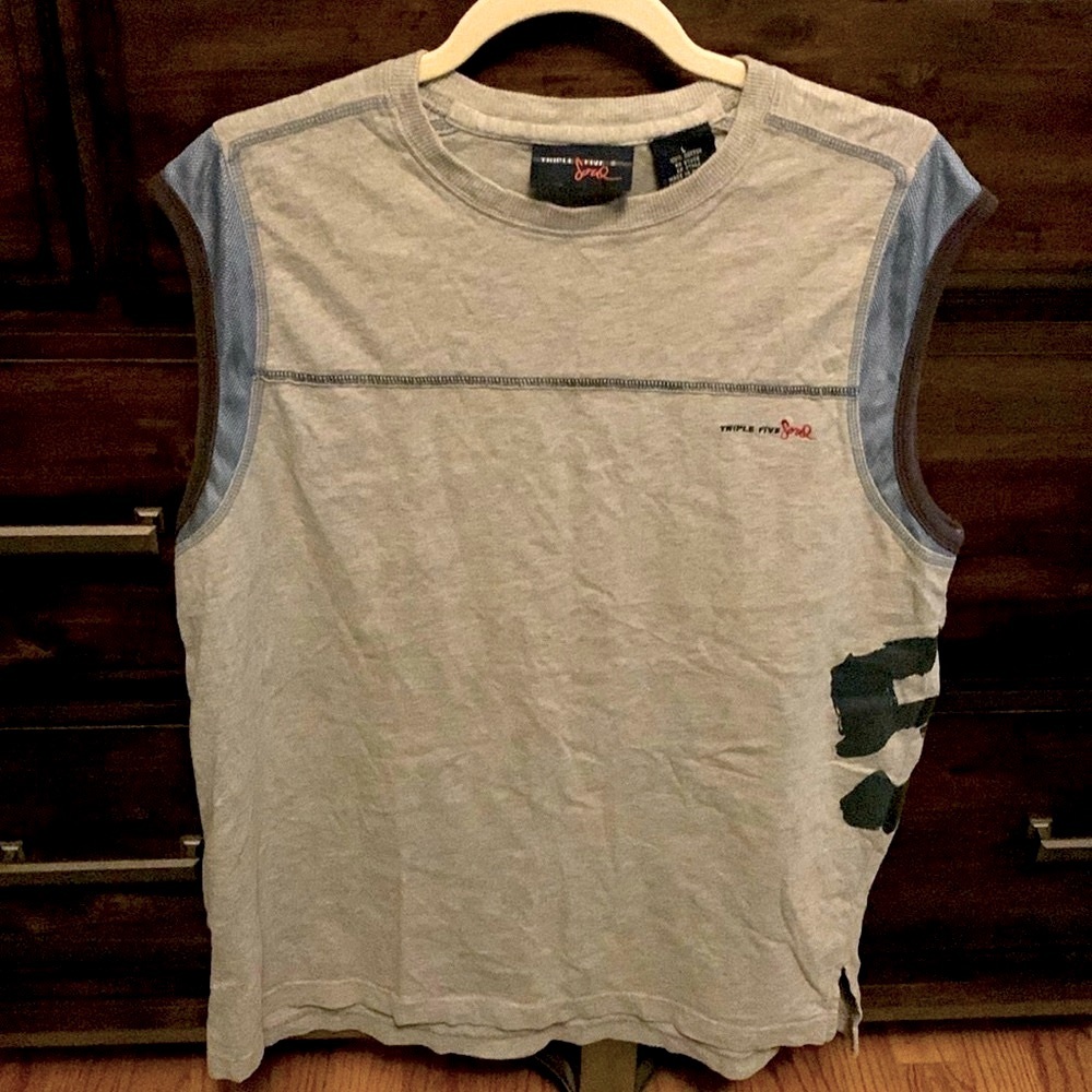 Vintage Triple Five Soul tank top with mesh accent